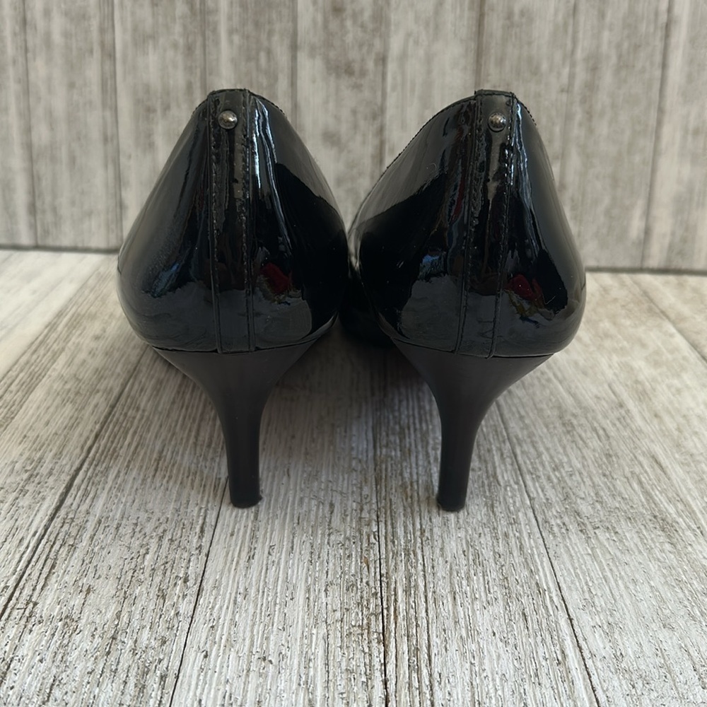 COACH WOMENS MID HEEL PUMP (FG1479) BLACK - Picture 4 of 8